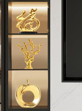 简约创意家居饰品陶瓷工艺品小摆件客厅玄关酒柜电视柜装饰品摆设