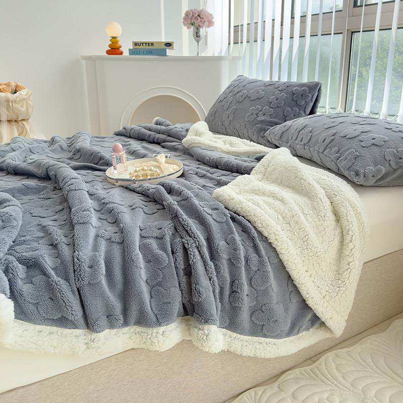 多喜爱双层加厚毛毯秋冬保暖盖毯冬季铺垫床单沙发毯四色可选绒毯,淘宝优惠券,粉丝福利购,淘宝优惠卷