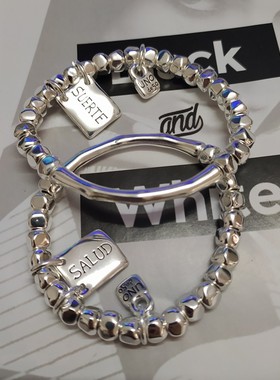 西班牙UNode50手链简约祈福挂锁健康好运情侣转运潮手链一件代发