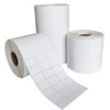 Coated paper self-adhesive label printing barcode certificate blank barcode paper roll plus sticker can be customized