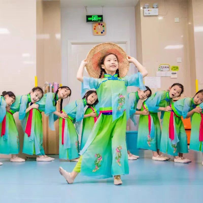 唯舞独尊渔梦渔阳演出服斗笠道具中国风古典舞云川之舞儿童舞蹈服,淘宝优惠券,粉丝福利购,淘宝优惠卷