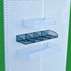 Perforated board hanging basket supermarket shelf oblique basket mesh frame porous board kitchen classification storage basket accessories mesh pocket iron basket
