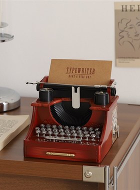 中古风进门口玄关摆件客厅餐边柜新家氛围感好物办公室桌面装饰品