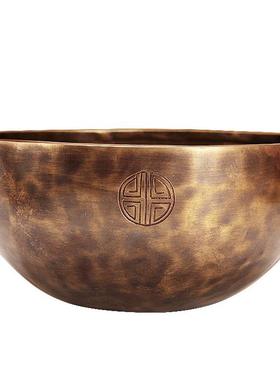纯铜唱碗满月碗乐器尼泊尔手工桑葚碗声音碗瑜伽冥想碗冥想