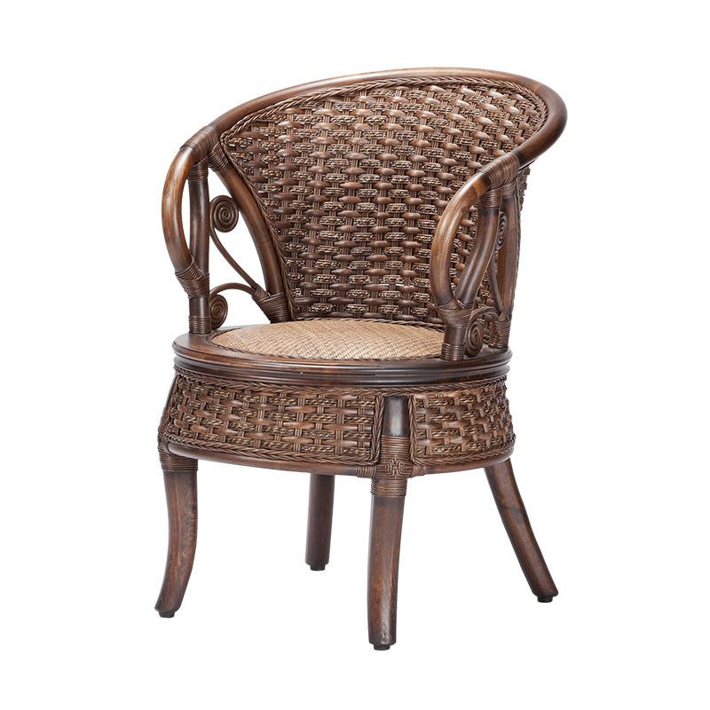 精选长青堂藤木办公藤椅阳台休闲椅子家用藤编靠背椅室内书房单人,淘宝优惠券,粉丝福利购,淘宝优惠卷