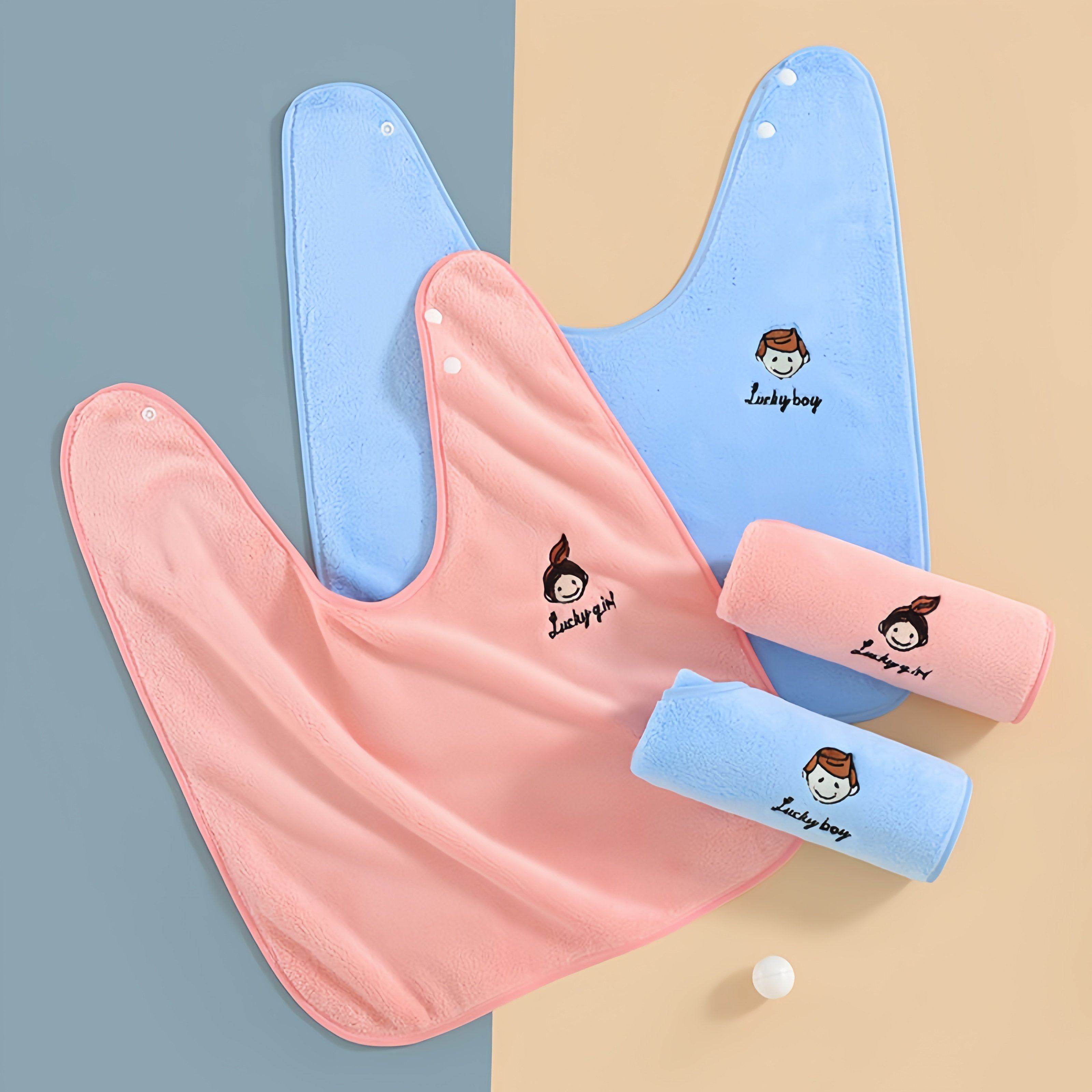 儿童洗漱巾洗脸围嘴刷牙防水围兜多功能毛巾宝宝不湿衣小孩漱口巾,淘宝优惠券,粉丝福利购,淘宝优惠卷