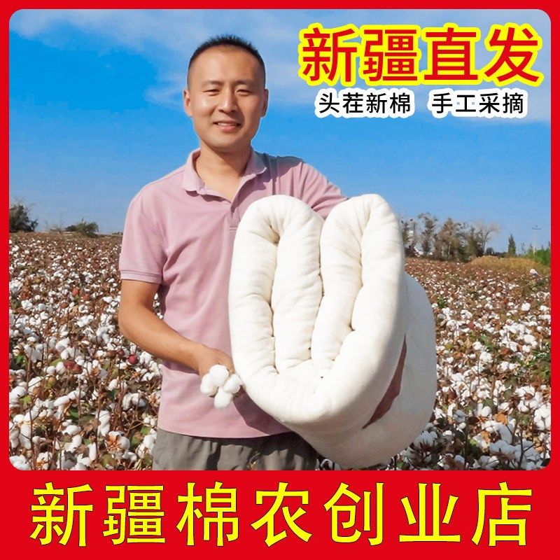 新疆长绒棉花被纯棉被子全棉被芯棉絮床垫被褥子加厚保暖春秋冬被,淘宝优惠券,粉丝福利购,淘宝优惠卷