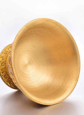 慧财纯铜前供水杯财神供水杯八吉祥供杯供碗七供杯高脚供水杯酒杯