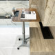 Lift computer table, movable home desk, lazy study table, sofa side table, bedside adjustable lift table