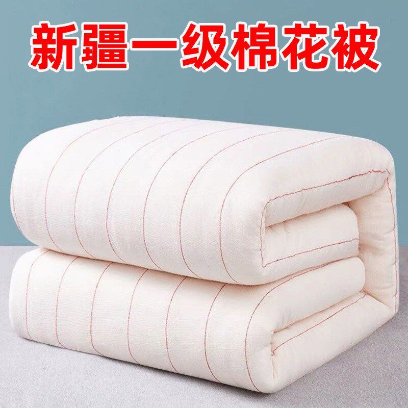 新疆长绒棉花被纯棉被子全棉被芯棉絮床垫被褥子加厚保暖春秋冬被,淘宝优惠券,粉丝福利购,淘宝优惠卷