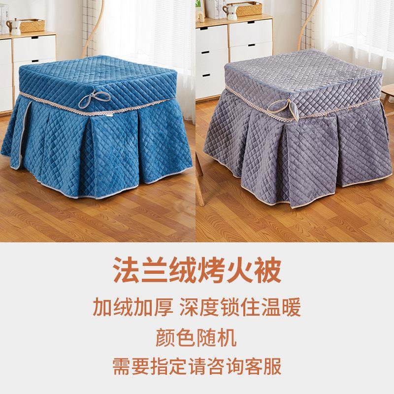 实木烤火架冬季烤火炉四方桌正方形小方桌楠竹可折叠烤火桌子家用 - 图2