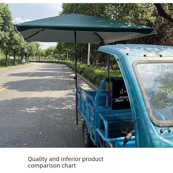 货车雨伞固定器三轮车大伞固定支架太阳伞车上固定神器摆摊伞固定 - 图2