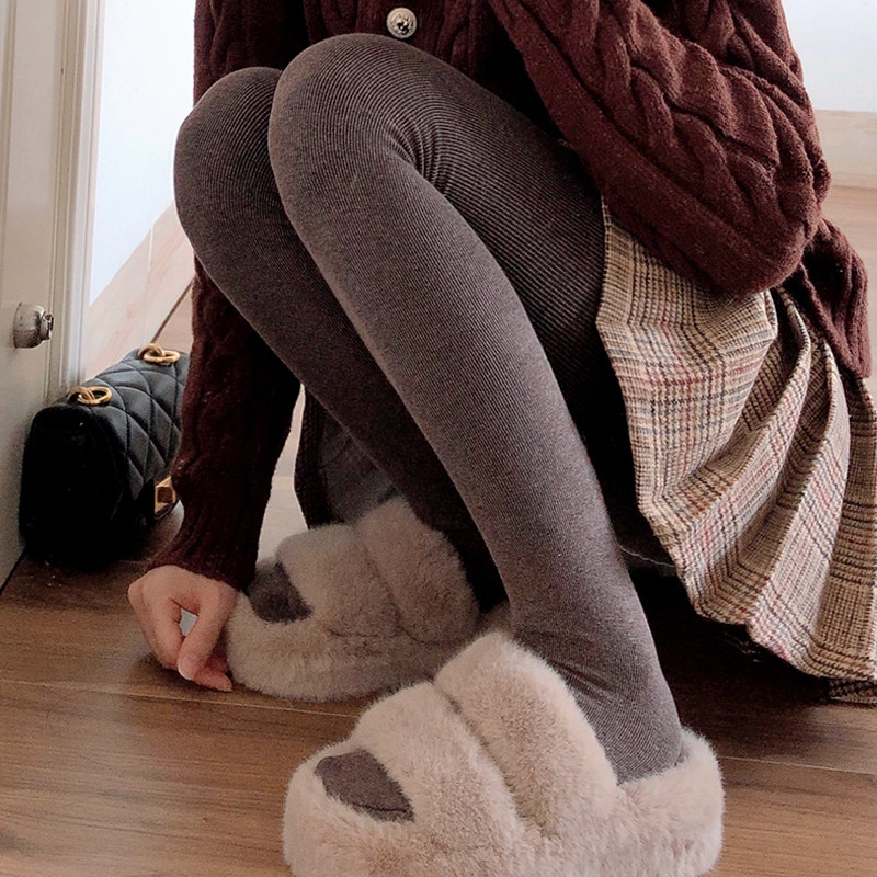 秋冬季加厚加绒烟灰色连裤女袜保暖显瘦咖啡色内搭裤袜黑色踩脚袜,淘宝优惠券,粉丝福利购,淘宝优惠卷