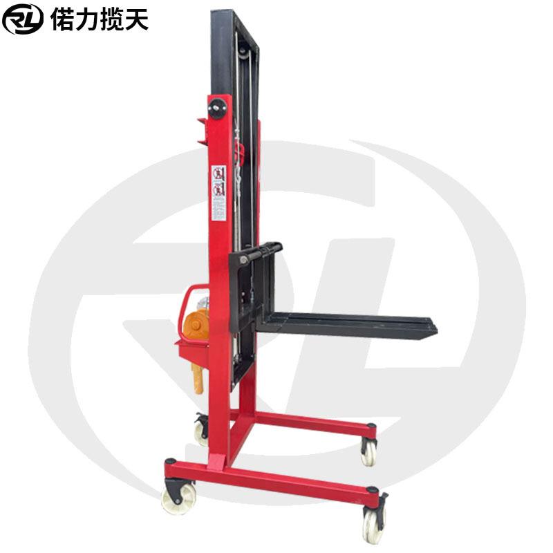 双龙门电动堆高车升高4.5米电动叉车1吨大承重2吨电动叉车搬运车 - 图1