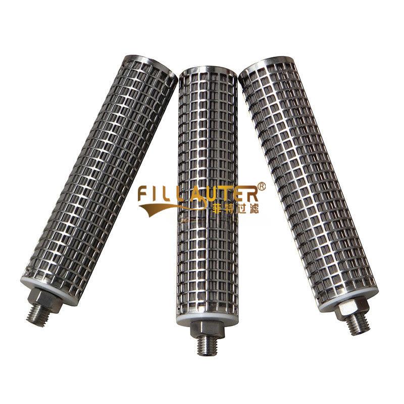 菲特五层烧结网滤芯过滤器不锈钢粉末滤芯过滤器耐高温桶式过滤器 - 图3