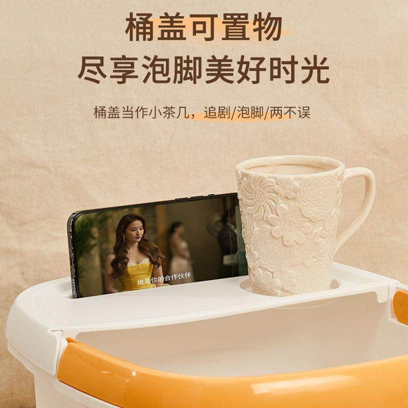 泡脚桶家用过小腿高深桶过膝洗脚桶养生足浴盆宿舍加厚足浴桶带轮,淘宝优惠券,粉丝福利购,淘宝优惠卷