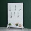 Floor-standing hole board shelf mobile phone accessories rack vertical display rack hardware tool hanging board supermarket storage rack