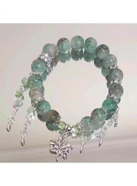 盘珠手串儿童超仙蝴蝶精美小学生手炼女小众串珠闺蜜女童女孩手镯