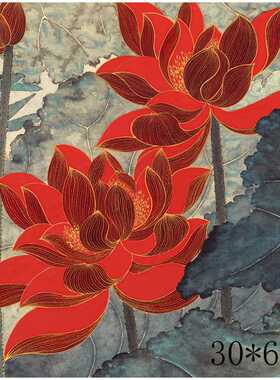 新中式玄关客厅背景墙装饰画办公室字画山水壁画横幅风景画芯