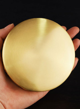 纯铜曼扎盘学院设计款可随身带供曼扎八吉祥曼茶罗盘小号曼扎10cm