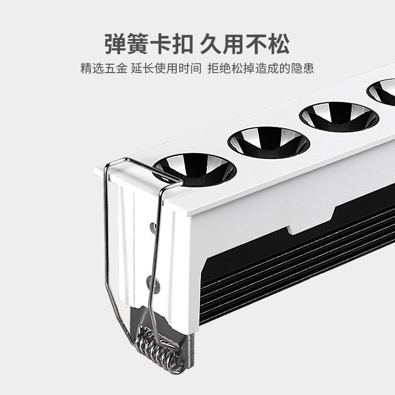 嵌入式迷你格栅灯LED天花射灯聚光防眩家用客厅过道照明无主灯,淘宝优惠券,粉丝福利购,淘宝优惠卷