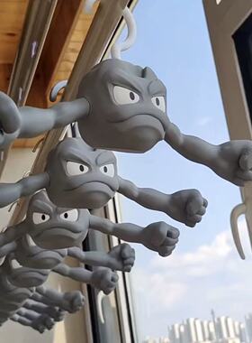 宝可梦小拳石衣架无痕晾衣架神奇宝贝挂钩架休闲百搭创意手办礼物