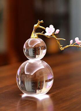 现代入口电视柜装饰工艺饰品客厅酒柜桌面家居配件创意玻璃花瓶