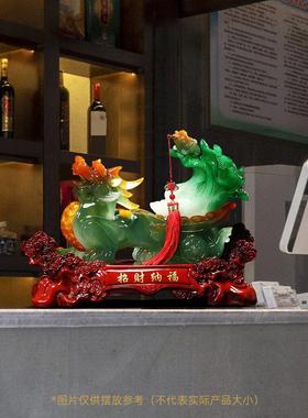 招财纳福貔貅摆件白菜客厅办公室收银台貔休装饰品店铺开业礼物