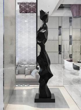 现代轻奢大型玻璃钢雕塑摆件大堂过道走廊落地售楼处装饰品艺术品