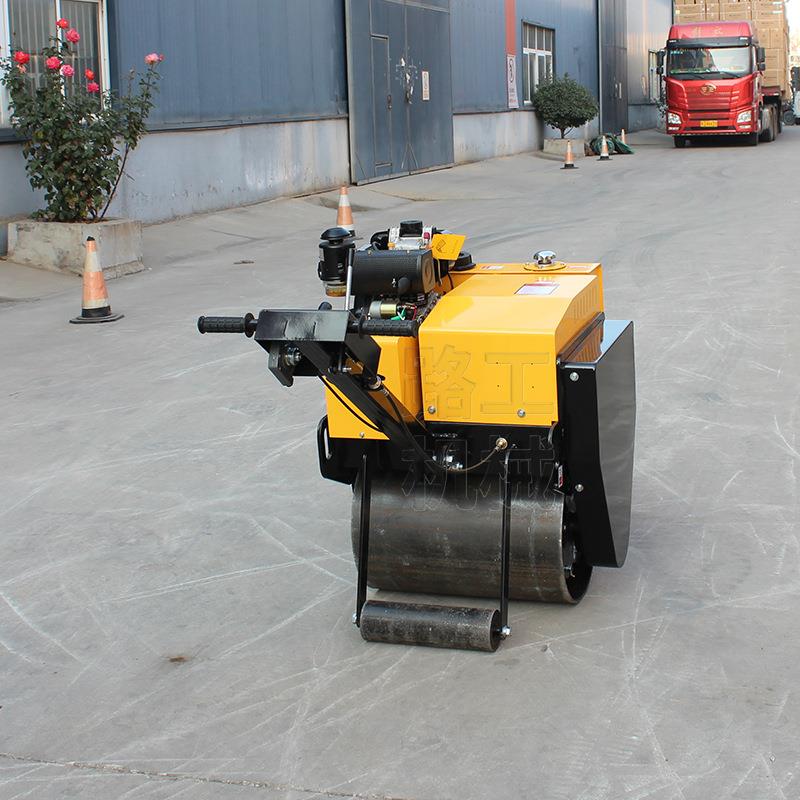 600手扶单轮压路机 振动碾压机 手推式小型压土机 - 图2