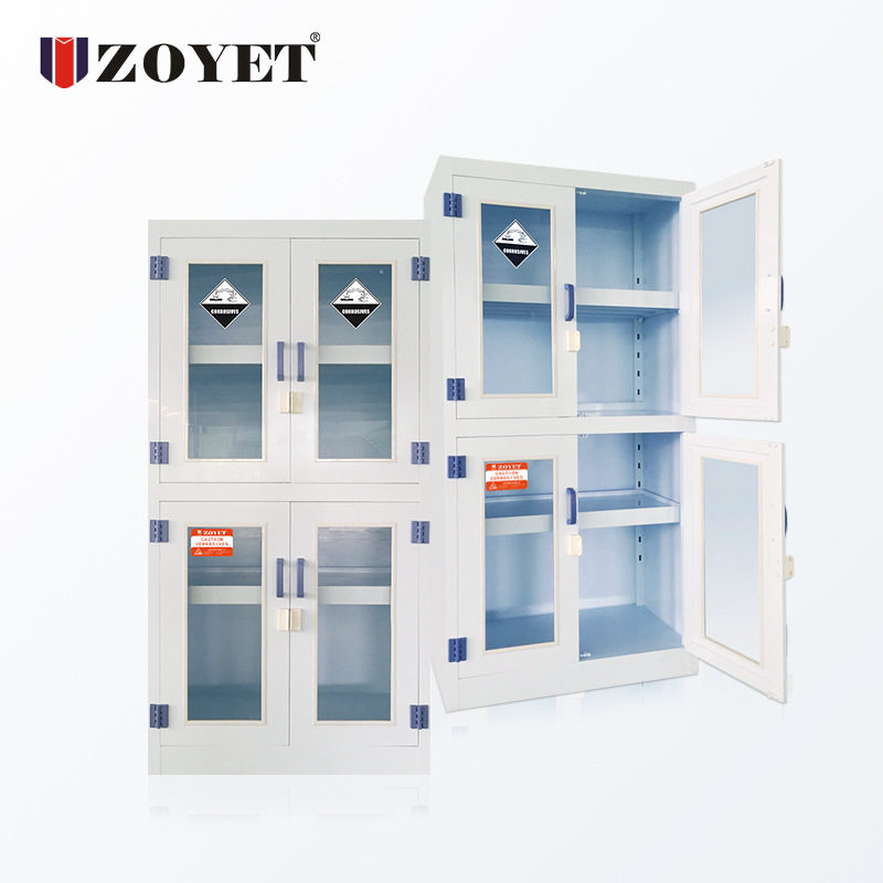 众御PP药品柜耐腐蚀带可视窗双门四门手动试剂柜化学品安全仪器柜,淘宝优惠券,粉丝福利购,淘宝优惠卷