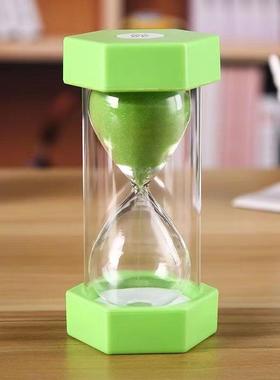 计时沙漏10/30/60分钟防摔流沙计时器儿童吃饭计时写作业生日礼物