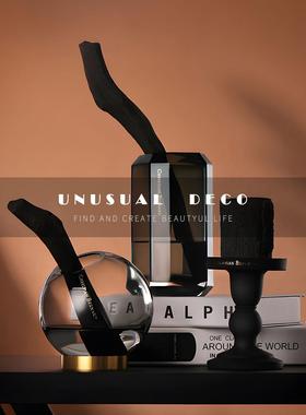 UNUSUAL 银炭无火香薰檀香家用室内持久样板间摆件失重沙漏扩香瓶