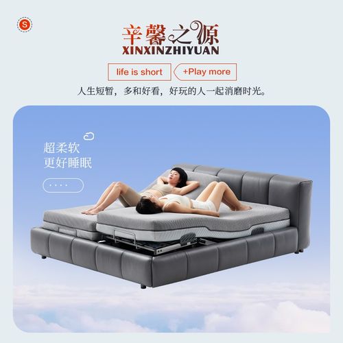 五区段智能c升降床德国OKIN电机90CM1.8米单人家用电动升降排骨架 - 图3