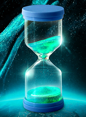 夜光沙漏计时器儿童生日礼物防摔30分钟创M意流沙摆件学生学习专