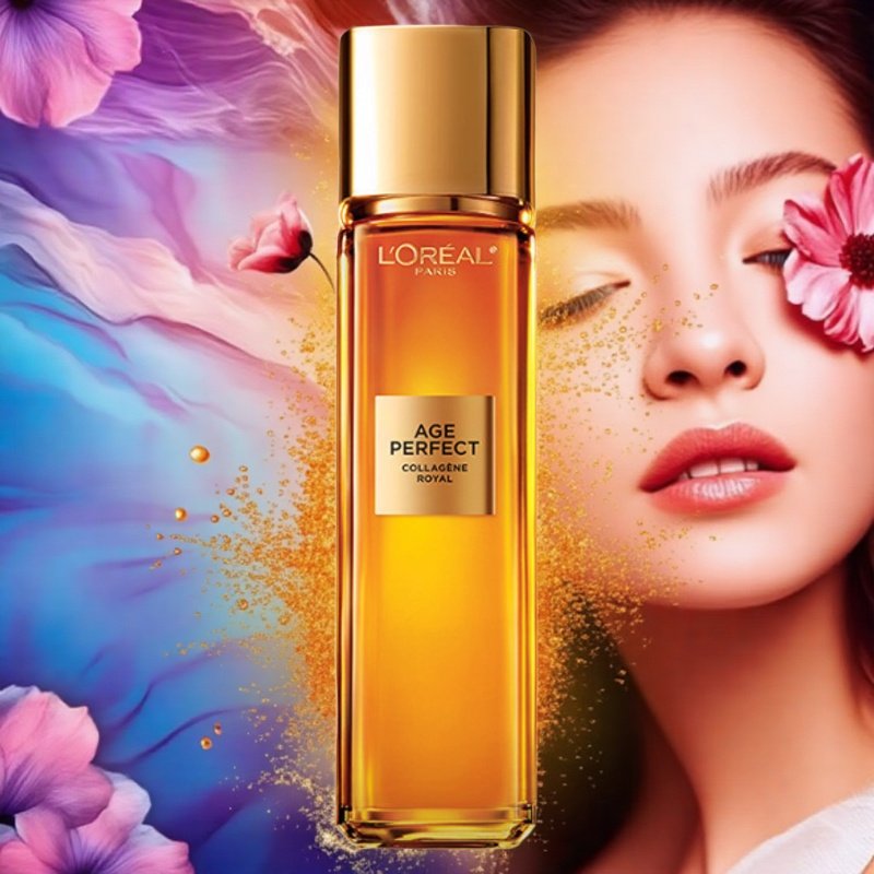 欧莱雅金致臻颜花蜜胶原精粹小蜜罐水爽肤水正品官方旗舰店130ml