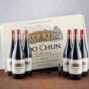 【整箱6瓶+套装礼盒】珠淳骑士干红葡萄酒