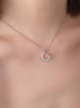 新款马年驭光前行马蹄铁耳环