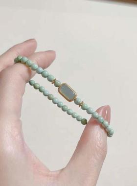 手工编织手绳女小众设计故宫铃兰花手炼转运桃花结手串闺蜜礼物