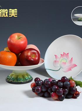 微美陶瓷佛具用品全套佛具套装供奉家用佛前摆件 供佛香炉圣水杯