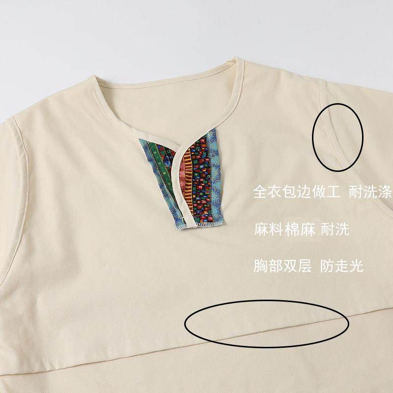 高档麻料汗蒸服女款足疗浴服洗浴客人睡衣新中式SPA按摩桑拿服男,淘宝优惠券,粉丝福利购,淘宝优惠卷