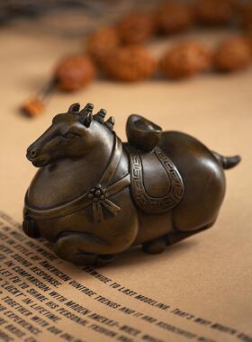 采购产品青铜官员，钱在马，小装饰品，铜马星座，男士便携配件收