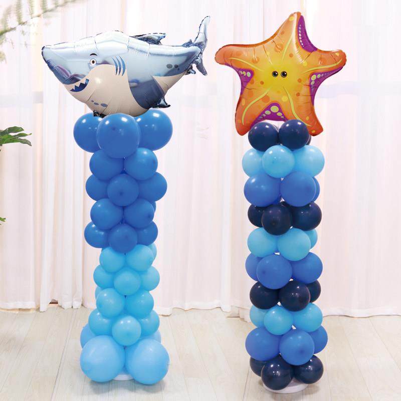 六一儿童节卡通海洋动物主题道路指南气球生日安排立柱支架派对场,淘宝优惠券,粉丝福利购,淘宝优惠卷