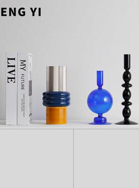 现代抽象高级感艺术装饰品摆件客厅电视柜玄关餐边柜壁龛摆设套餐