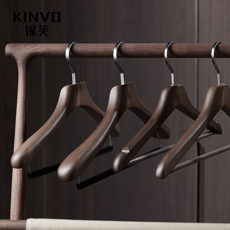 锦芙高端实木衣架挂大衣西服专用衣撑高档衣柜衣帽间复古木质衣挂,淘宝优惠券,粉丝福利购,淘宝优惠卷