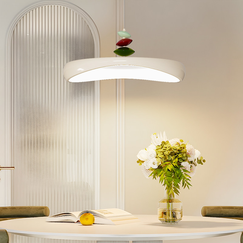 榆艺餐厅吊灯奶油风全光谱护眼高级感餐桌吊灯中古风创意吧台吊灯,淘宝优惠券,粉丝福利购,淘宝优惠卷