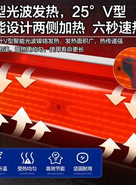 逸臣电烧烤炉商用光波电烤炉两侧加热304不锈钢烤生蚝烤肉电烤架