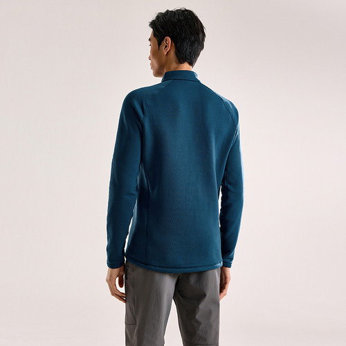 KAILAS凯乐石冷杉立领半开胸抓绒衣T恤衫耐磨户外登山徒步攀冰男 - 图3