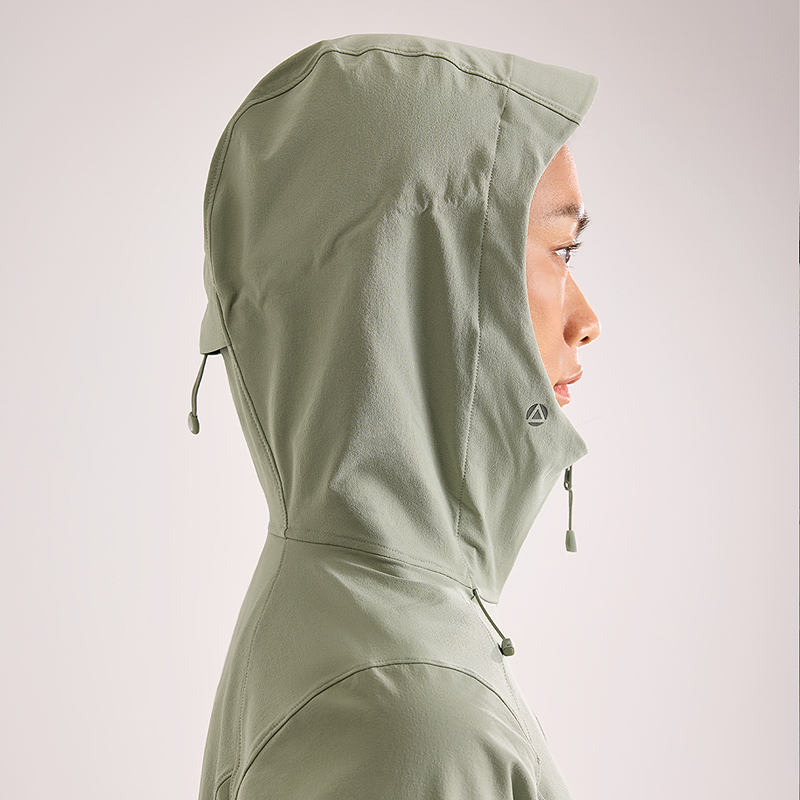 KAILAS凯乐石连帽软壳衣外套耐磨防风弹力户外运动登山徒步女 - 图2