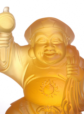 琉璃大黑天财神像招财摆件摩诃迦罗佛家用寺院桌面供奉摆设工艺礼